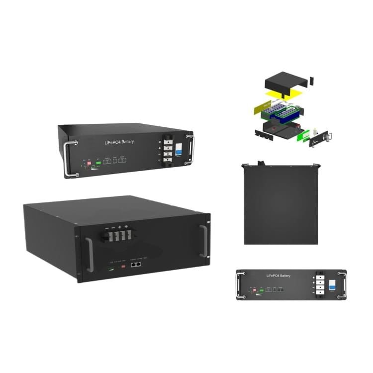 نظام تخزين طاقة بطارية الليثيوم عالية الجهد 50kWh Lifepo4 Rackmount للتطبيق الصناعي