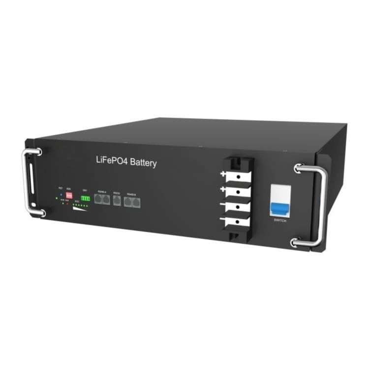 2560Wh 51.2V DC ريك ماونت Lifepo4 بطارية لتخزين الطاقة التجارية الصناعية