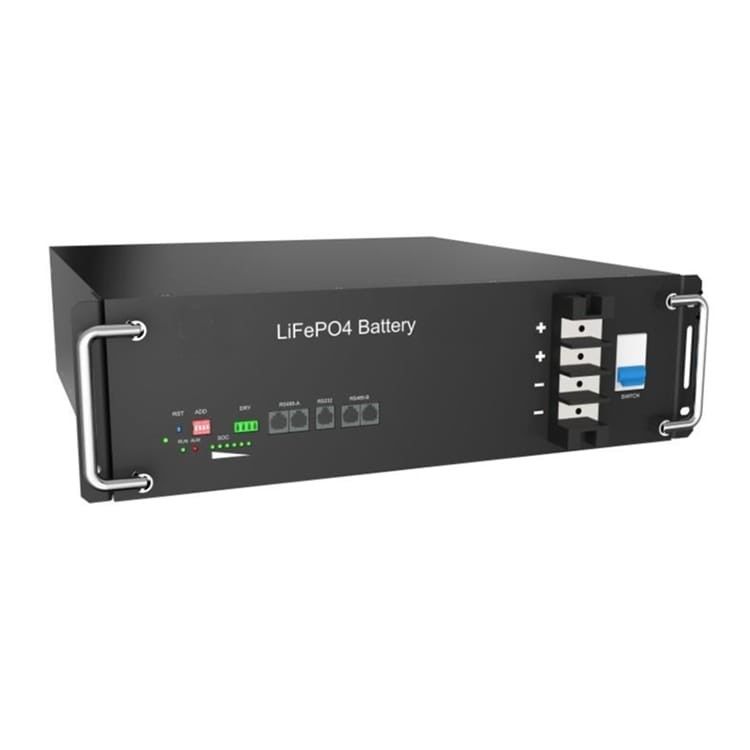 2560Wh 51.2V DC ريك ماونت Lifepo4 بطارية لتخزين الطاقة التجارية الصناعية