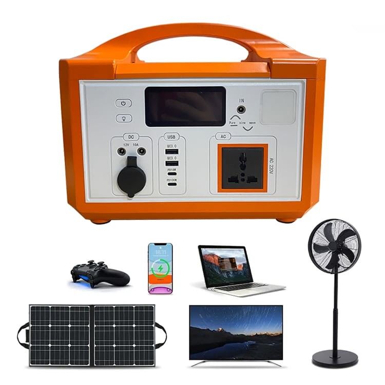 محطة طاقة بطارية الليثيوم المحمولة 460Wh ، خارجية 600 واط مصدر طاقة محمول