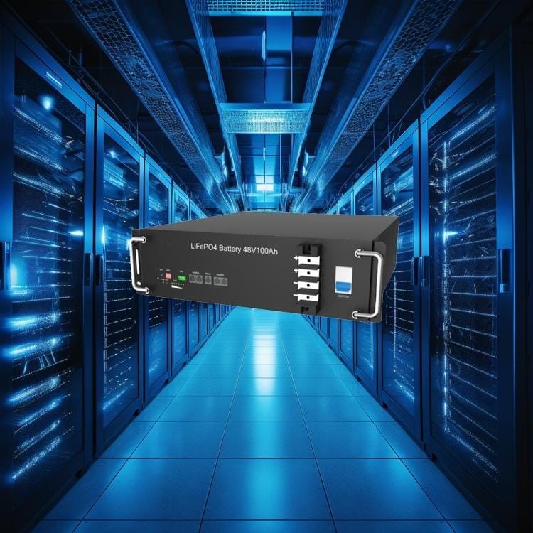 بطارية 24v 200ah بطارية ليثيوم أيون ريك مثبتة نظام شمسي بطارية تخزين الطاقة