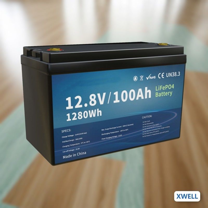 12.8V 100AH ليتيم يون LiFePO4 بنك لاستبدال بطارية VRLA بطارية دورة عميقة
